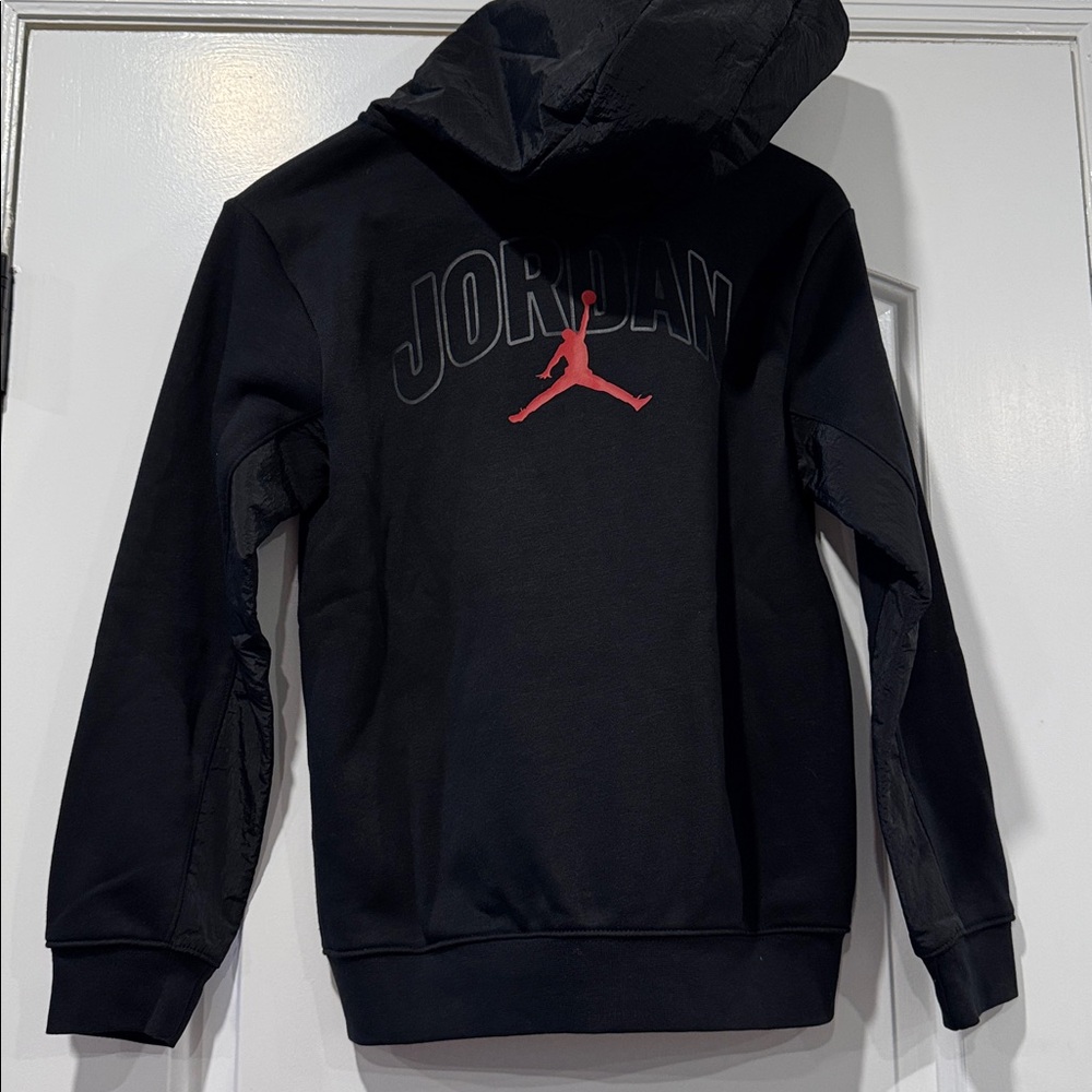 NWT JORDAN FLEECE RIPSTOP FULL-ZIP HOODIE SIZE LARGE 12/13 BOYS - Picture 8 of 9